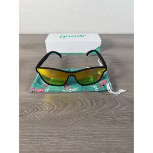 Goodr "From Zero to Darkness" Black Men's Sunglasses- Cloth and Box Included EUC